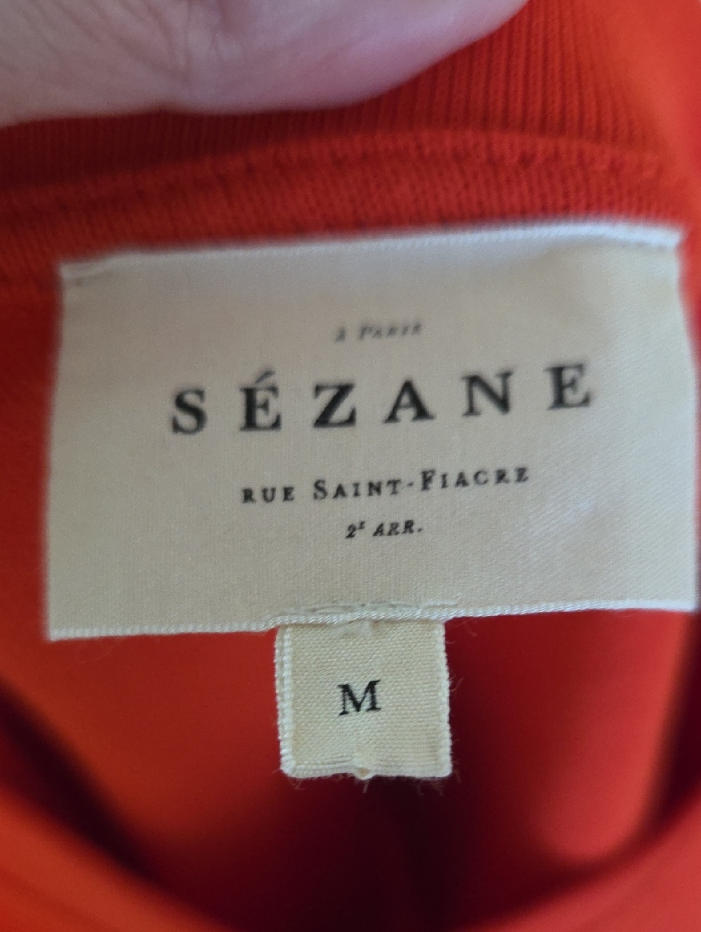 Sezane "Emy" cotton ribbed maxi dress Sz M - Picture 10 of 12